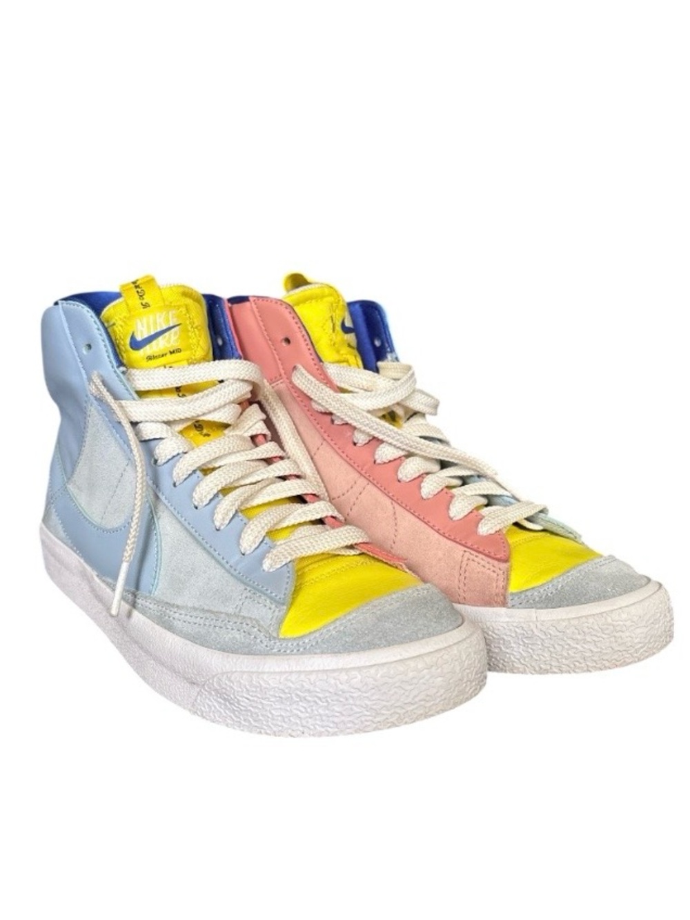 Nike mismatched pastel color blazer mid ‘77 youth size 6/women’s size 7.5